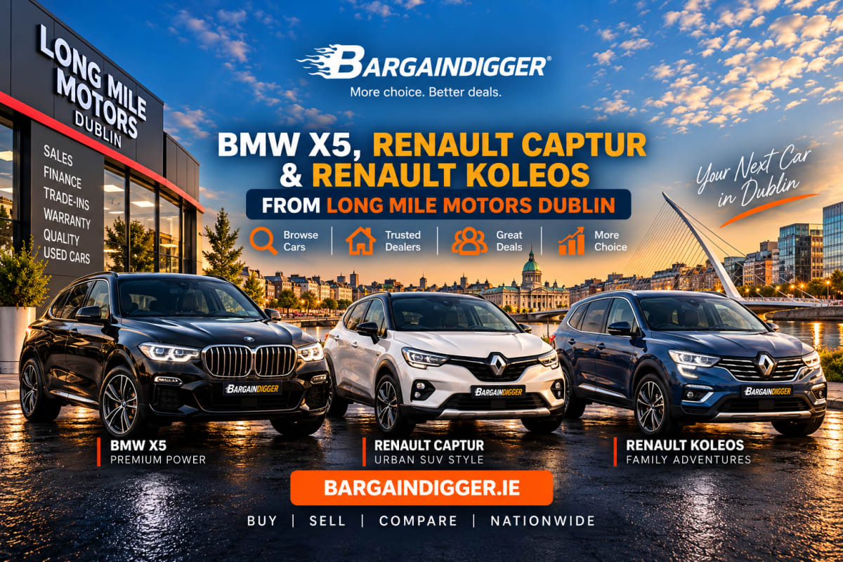 BMW X5, Renault Captur & Renault Koleos for Sale in Dublin | Long Mile Motors