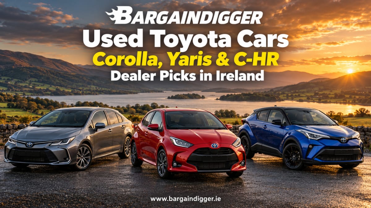 Used Toyota Cars for Sale in Ireland – Corolla, Yaris & C-HR Dealer Picks