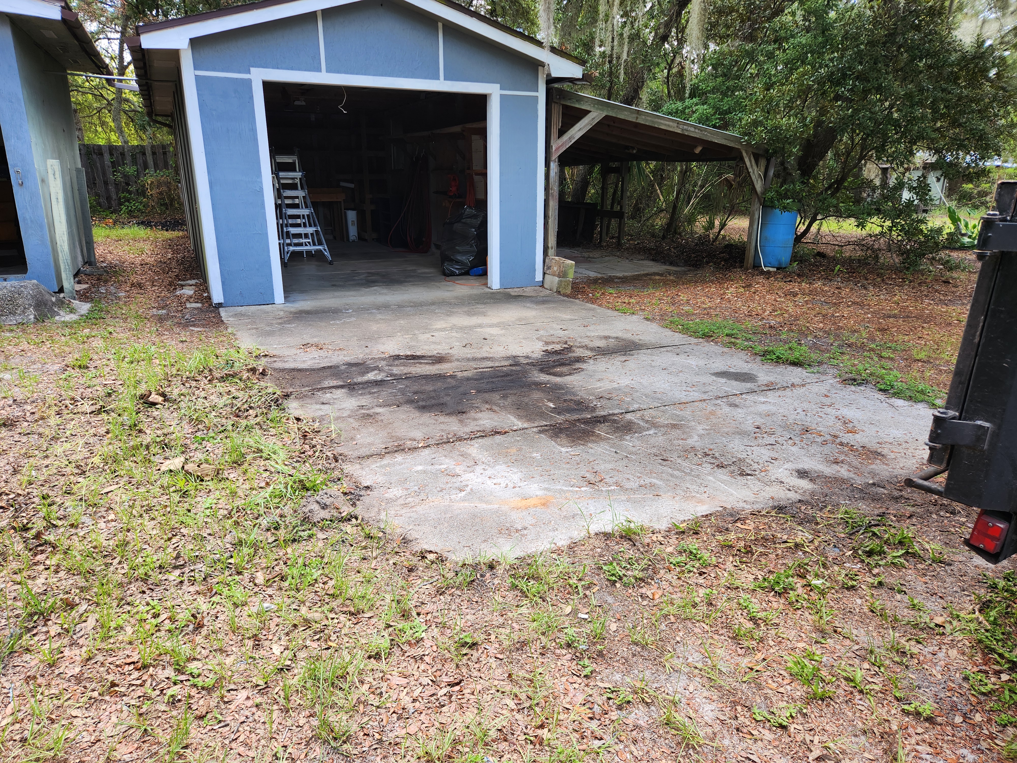 Shop cleanout after removal
