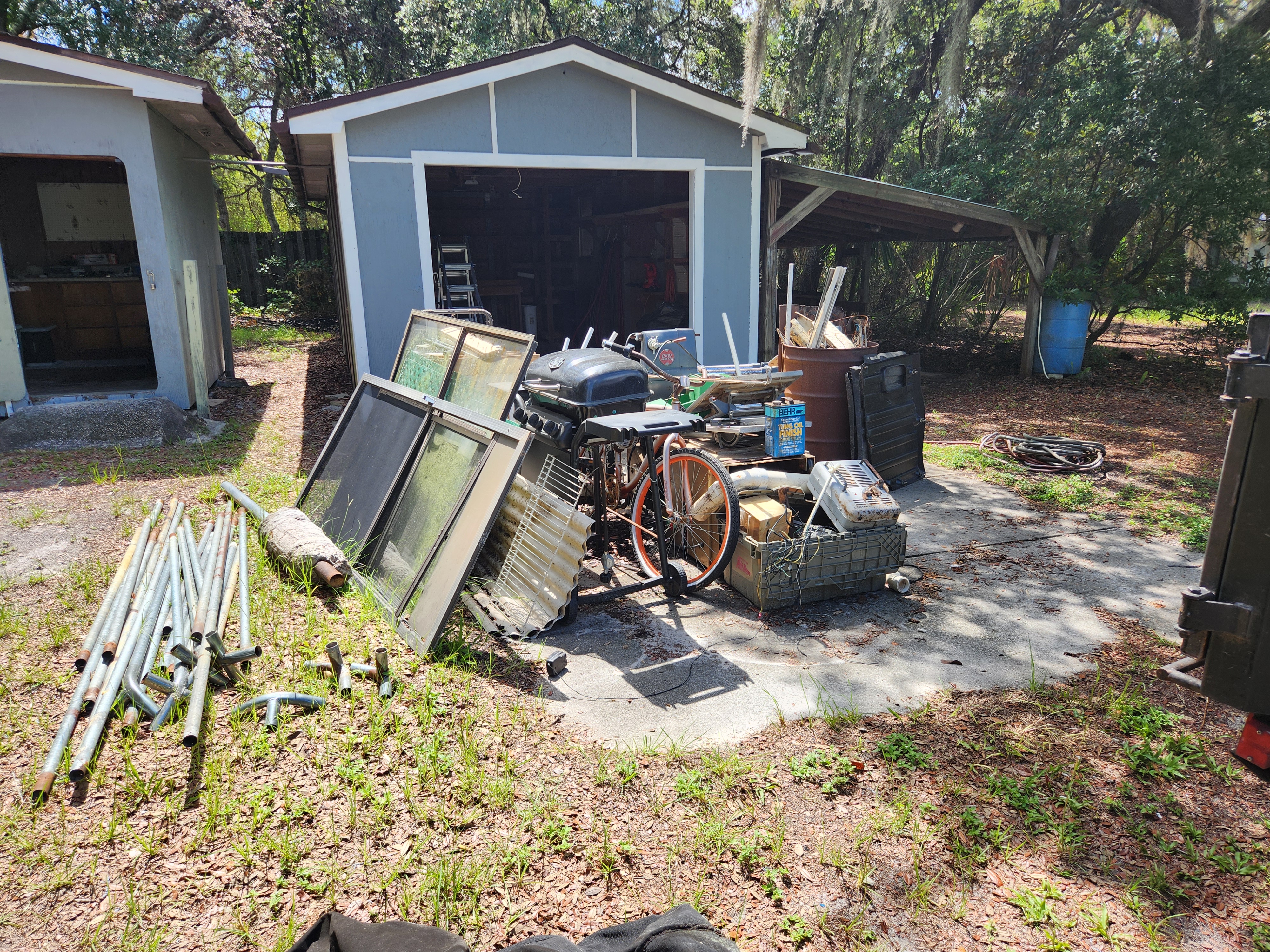 Shop cleanout before removal