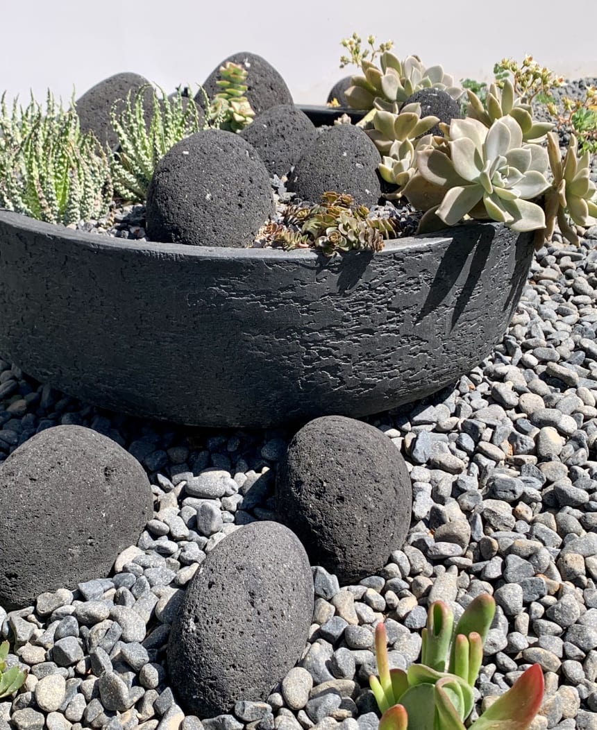 Part of the "Family Garden in Glyfada" Project. The Stone Garden