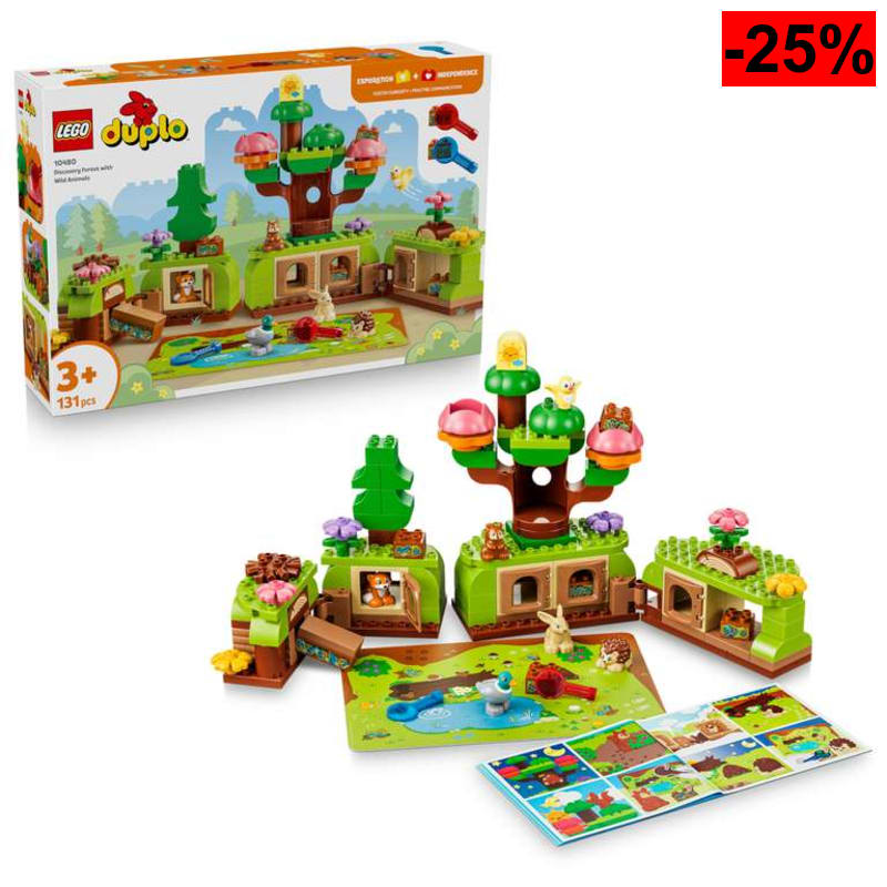 LEGO Duplo Bosque de los Descubrimientos con Animales Salvajes 10480