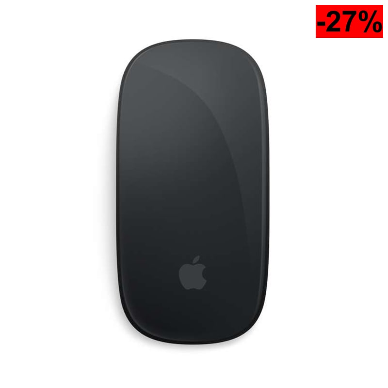 Ratón Apple Magic Mouse USB-C (Superficie Multi-Touch | Recargable | Bluetooth | Compatible con Mac e iPad | Negro)