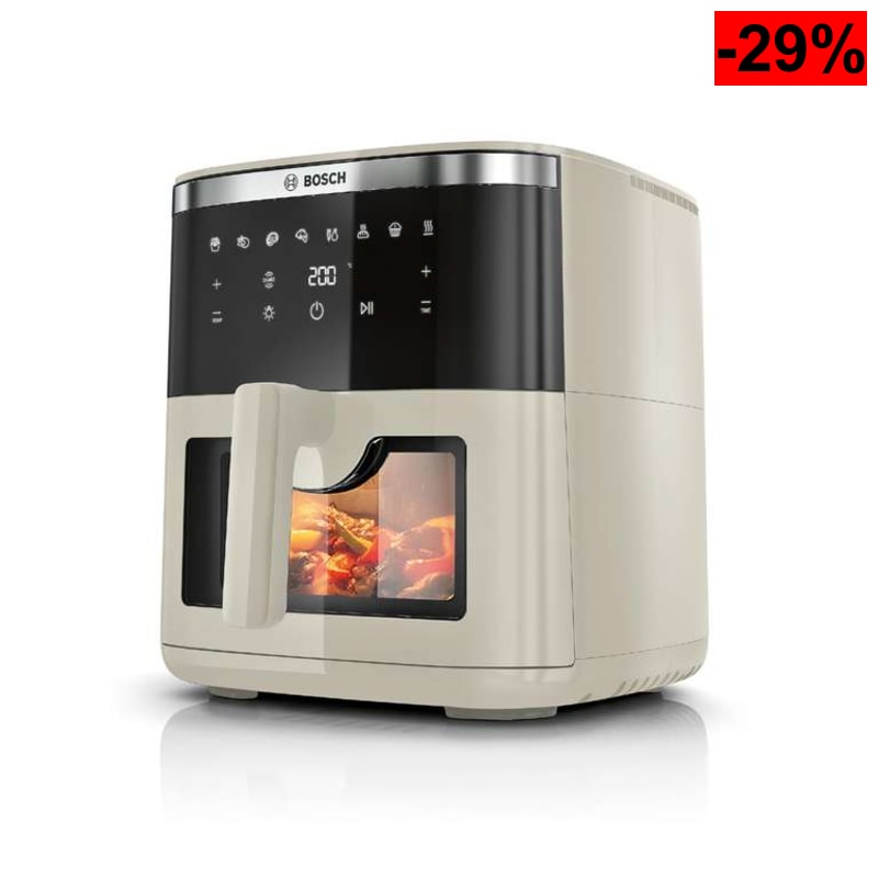 Bosch, Freidora de aire Serie 6, 7.2L, Ventana, Crema, MAF671C0