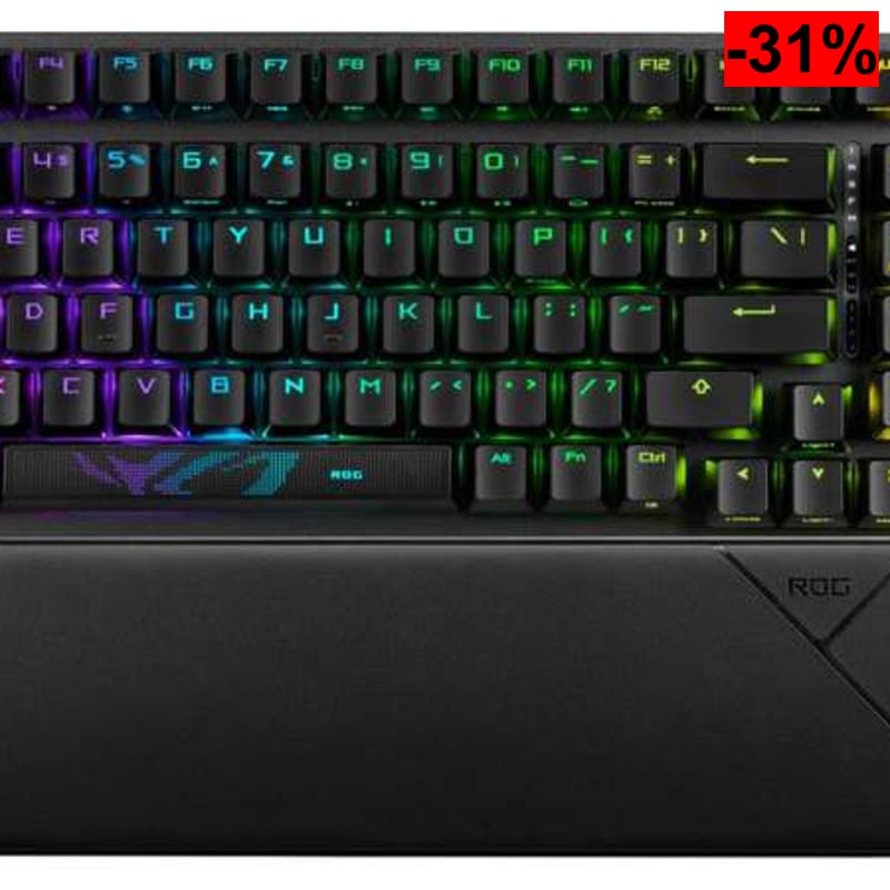 ASUS ROG Strix Scope II 96 Wireless - Teclado Gaming mecánico inalámbrico