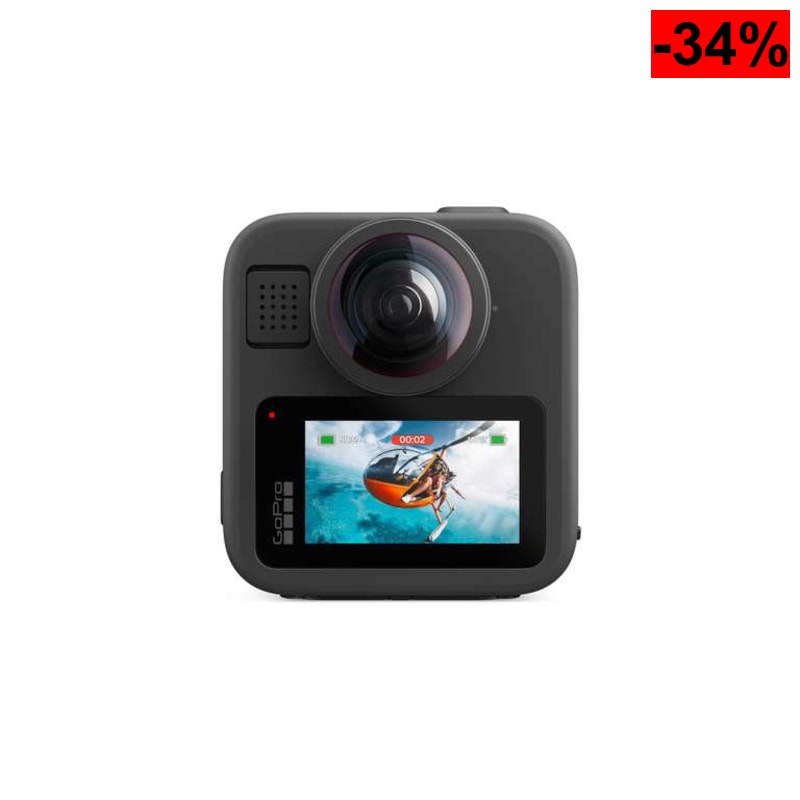 GoPro MAX2 - Cámara de acción Tradicional 360° Impermeable con Pantalla táctil