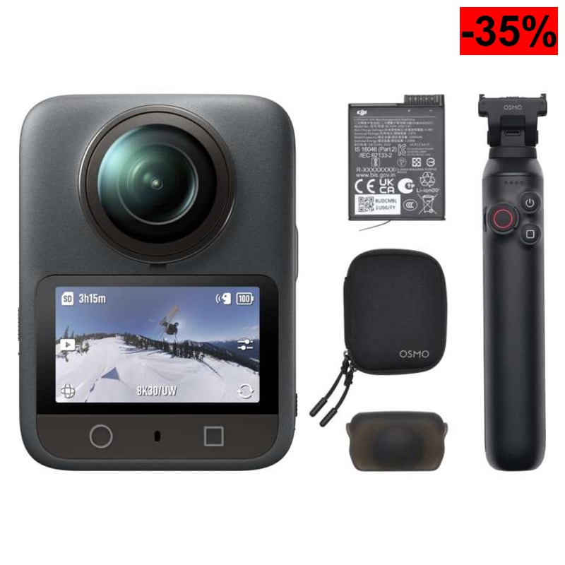 Lote Completo DJI Osmo 360 ¡Cámara 360 con sensor de 1