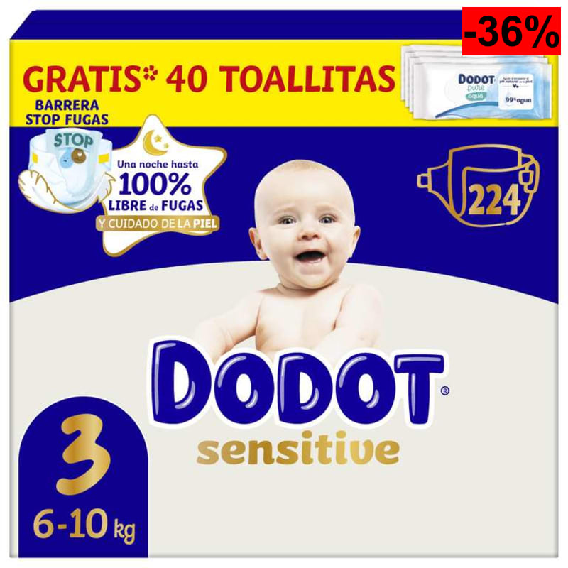 Pañales talla 3 dodot con suscripción 0'23 pañal