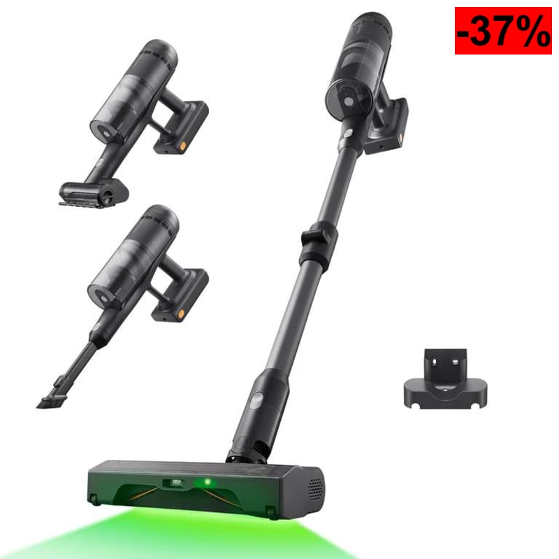 Aspiradora de Mano Sin Cable Roborock H60 Ultra ¡Potencia brutal de 210 AW, 90 min de autonomía y tubo flexible!