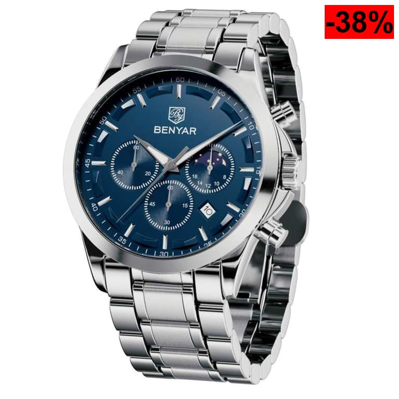 BENYAR by Relojes Hombre Analógico Cuarzo