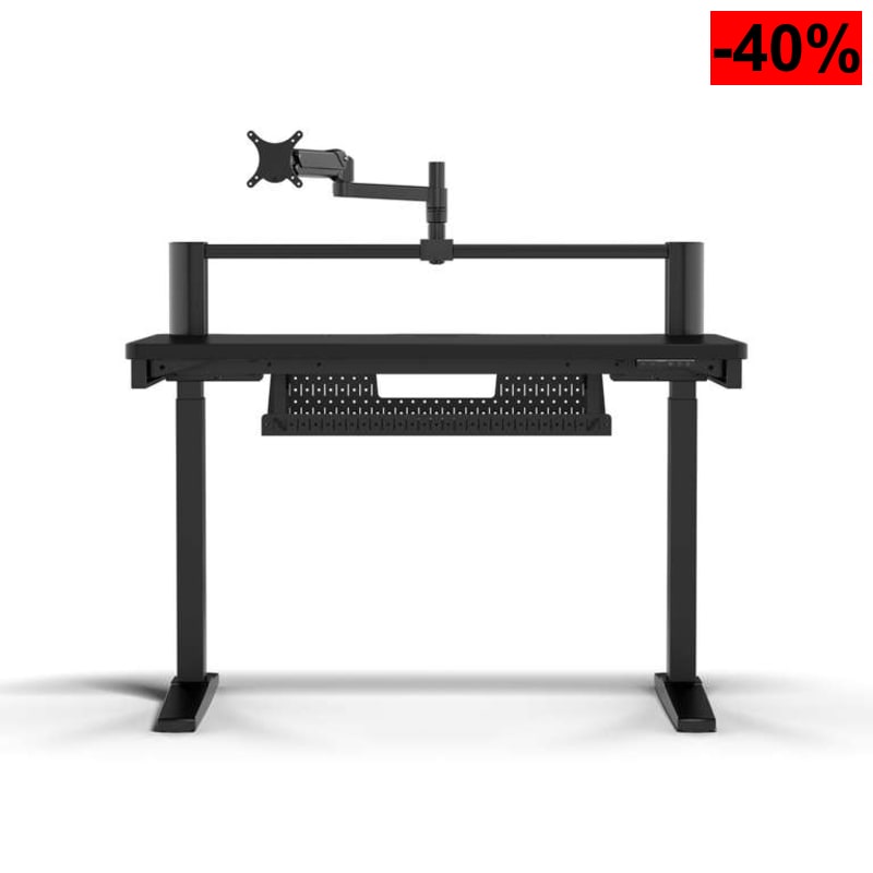 Corsair Platform:4 Elevate – 120 cm x 76 cm, Altura Ajustable, Escritorio Electrico de Pie