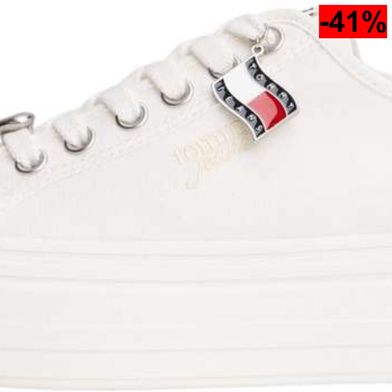 Tommy Jeans Zapatillas de plataforma Mujer En0en02959 BlancoTallas: 35, 36, 37, 38, 39, 40, 42