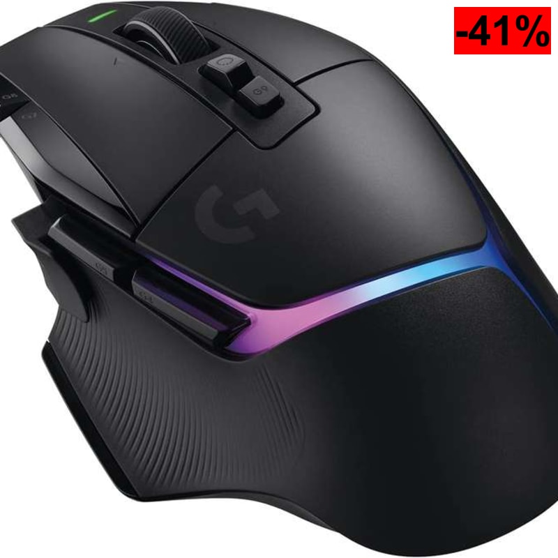 Logitech G G502 X Plus Lightspeed Ratón inalámbrico RGB Gaming