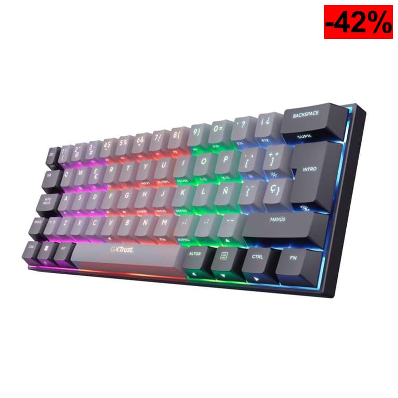 GXTrust Revyn Teclado Mecánico Inalámbrico 60% Español QWERTY