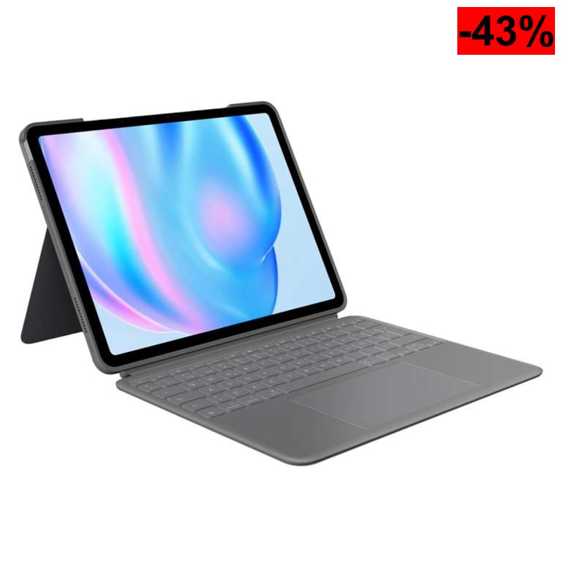 Teclado Logitech Combo Touch para iPad Air de 13 Pulgadas (M2, M3 y M4)