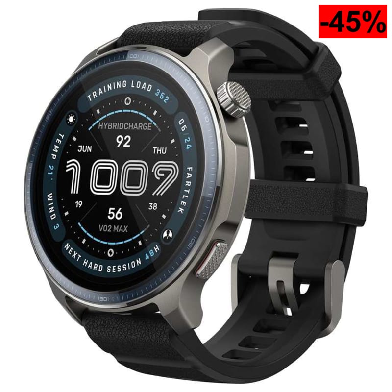 Amazfit Balance 2 47 mm | AMOLED, zafiro y GPS dual por 164,18 € (Amazon Segunda mano)