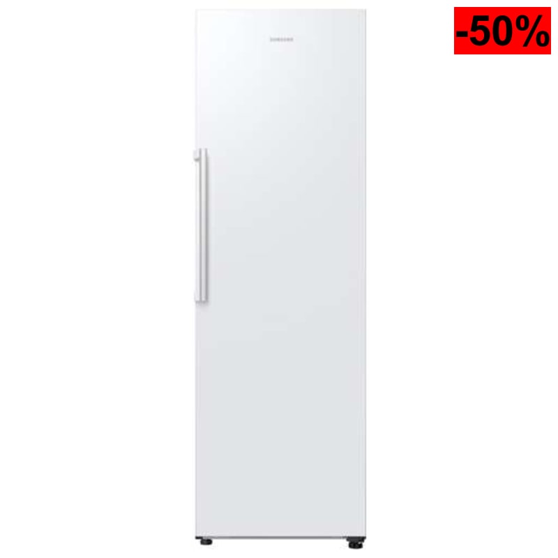 Samsung Frigorífico Twin, 186 cm, 387 litros, Clase E, Blanco, Tecnología SpaceMax, SmartThings AI Energy Mode - RR39C7AF5WW