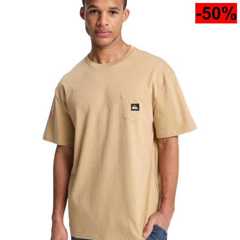Quiksilver Saltwater - Camiseta con Bolsillo para Hombre
