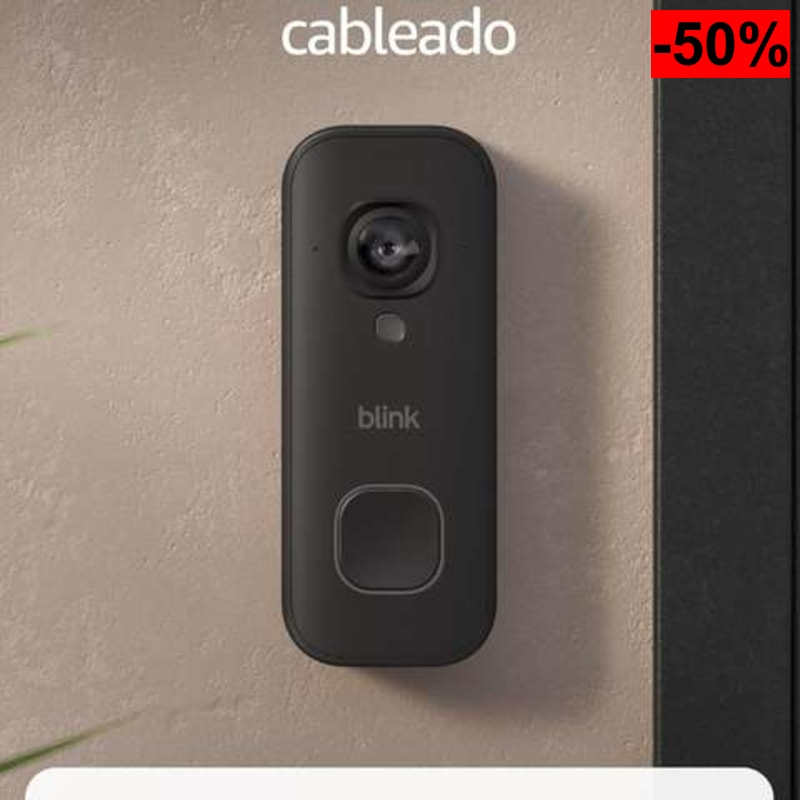 Blink Videotimbre cableado 2K+ (últ. generación) | De cuerpo entero con resolución 2K