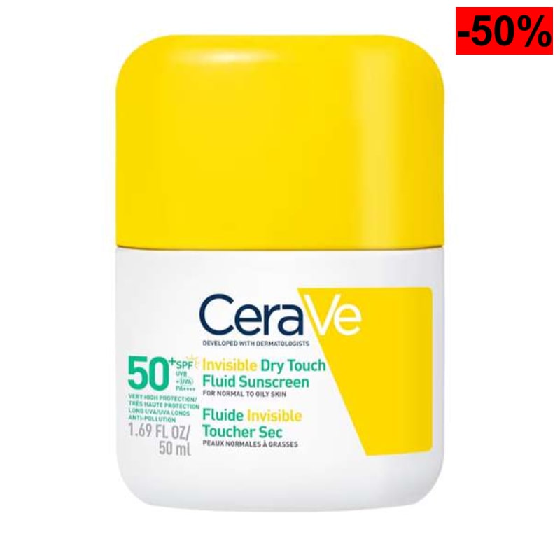 CeraVe Fluido Protector Invisible Oil Control SPF50+ 50 ml (CR)