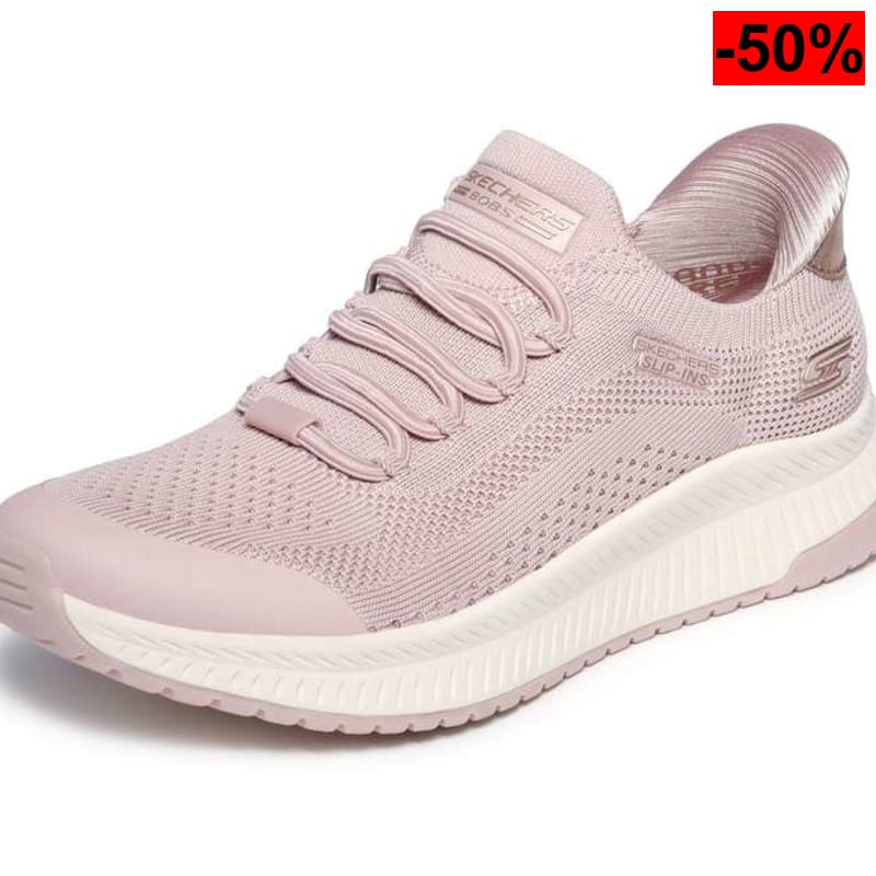 Zapatillas de Mujer Skechers Bobs Squad 4 Dire Step Slip-In - Rosa - Tallas 36 a 41