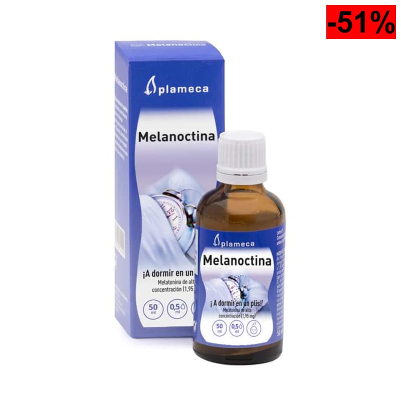 266° - PLAMECA Melanoctina ¡A dormir en un plis!, Melatonina Pura de Rápida Absorción (Gotas Sabor Limón 50 ml o pack 60 comprimidos)