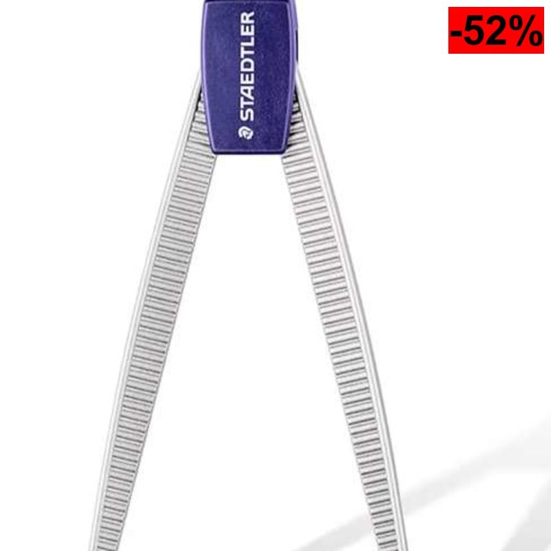 STAEDTLER 550 50 - Compás, Azul, Plata