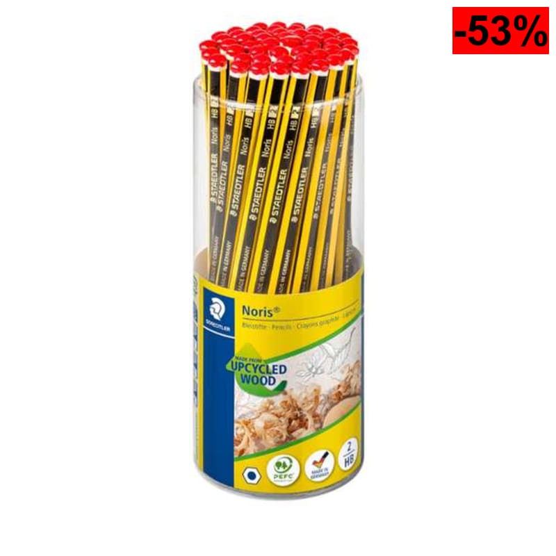 Staedler Noris - Lápiz (HB 2, 50 unidades) 0,34 el lapiz