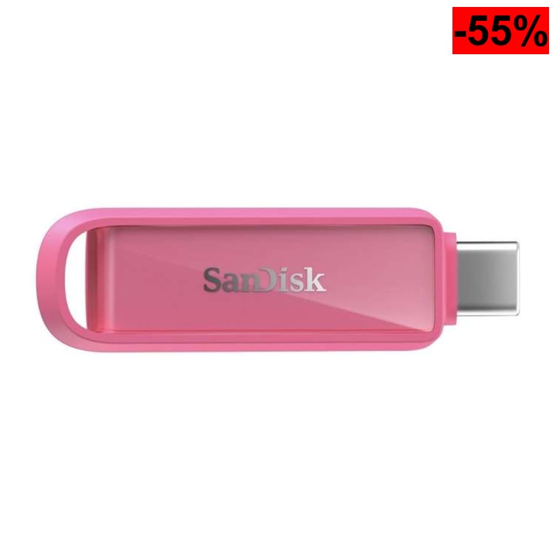 SanDisk Phone Drive con USB Type-C 512 GB (para Smartphones, tabletas y Ordenadores, velocidades de 150 MB/s, Haz copias automáticas) - Rosa