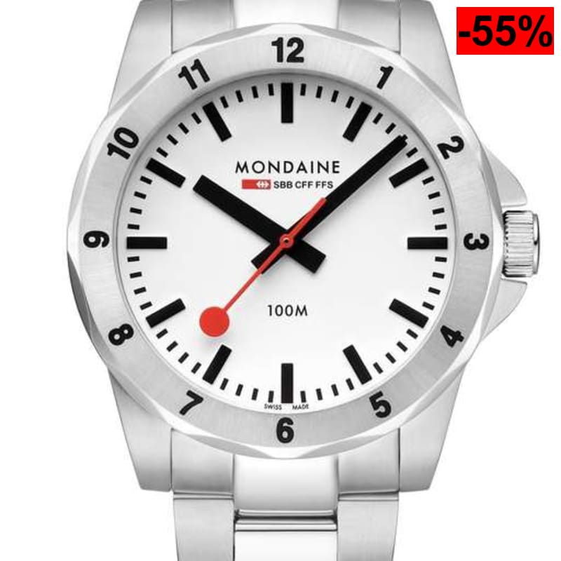 Mondaine Reloj analógico de Cuarzo Suizo