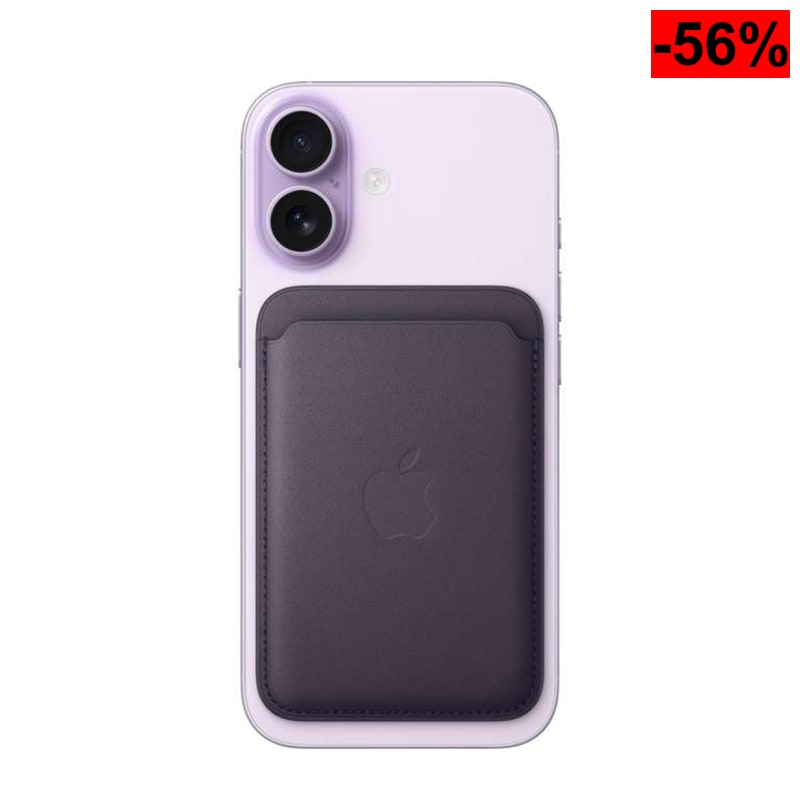 Apple Cartera de Trenzado Fino con MagSafe para iPhone (Musgo y Azul Marino) | Wallet Magnética Espacio 3 Tarjetas | Compatible con Buscar