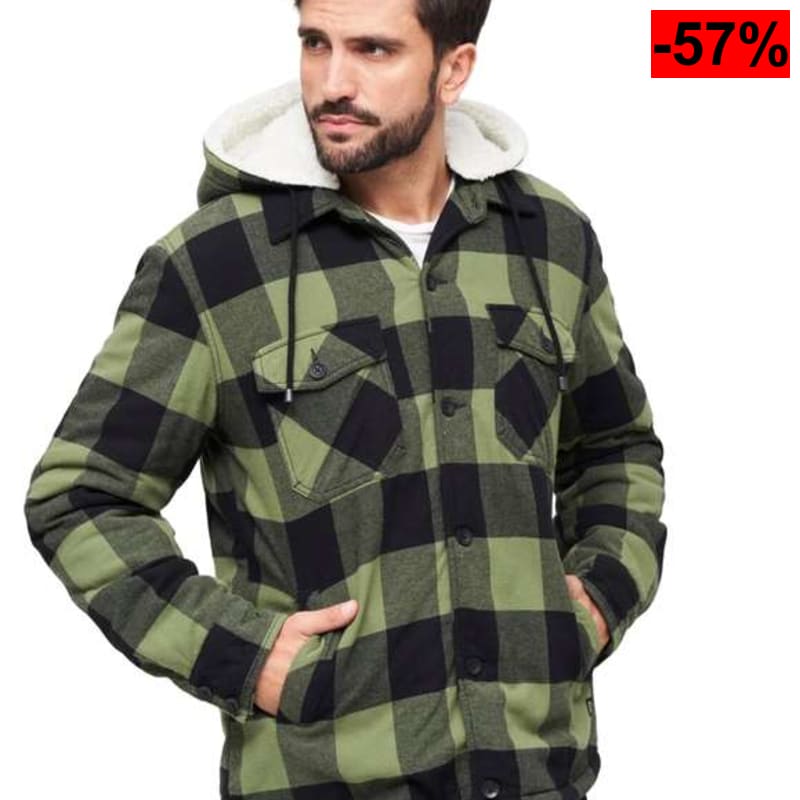 Brandit Lumber Jacket Hooded Chaqueta HombreTallas: S, M, L, XL, XXL, 4XL, 5XL, 7XL