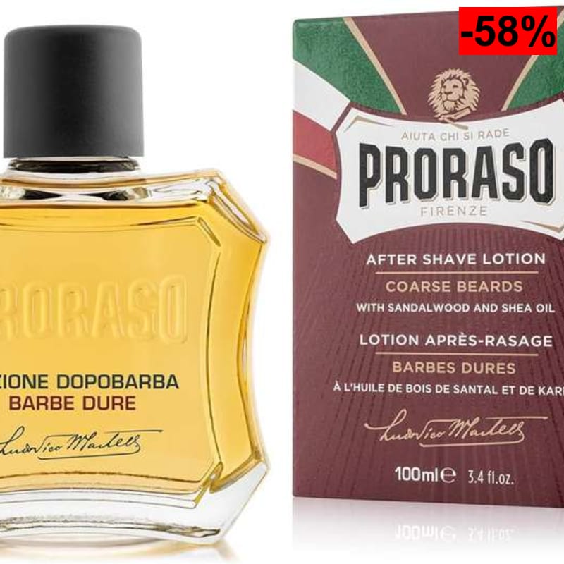 Proraso After Shave Nutritivo, con Sándalo y Karité, 100 ml