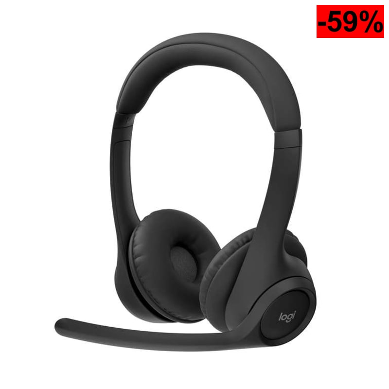 Logitech Zone 300, Auriculares con micrófono Bluetooth inalámbricos con cancelación de Ruido