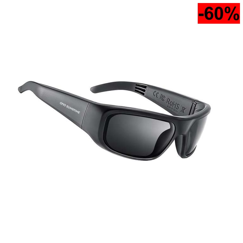OhO Smart Glasses,Polarized Glasses with Bluetooth Speaker,Athletic/Outdoor UV Protection and Voice Control,Unisex