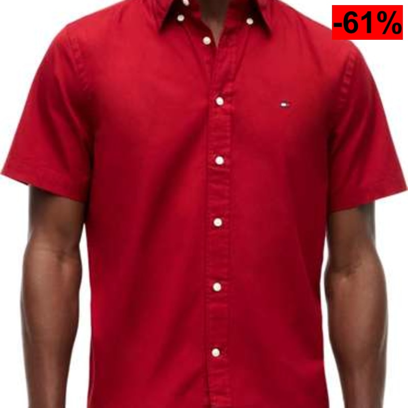 Tommy Hilfiger Camisa Poplin Manga CortaTallas: S, M, XXL