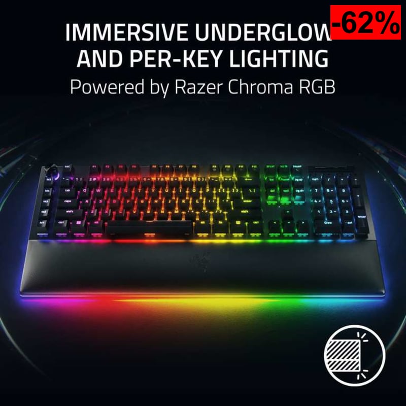 Razer BlackWidow V4 X Minecraft Edition
