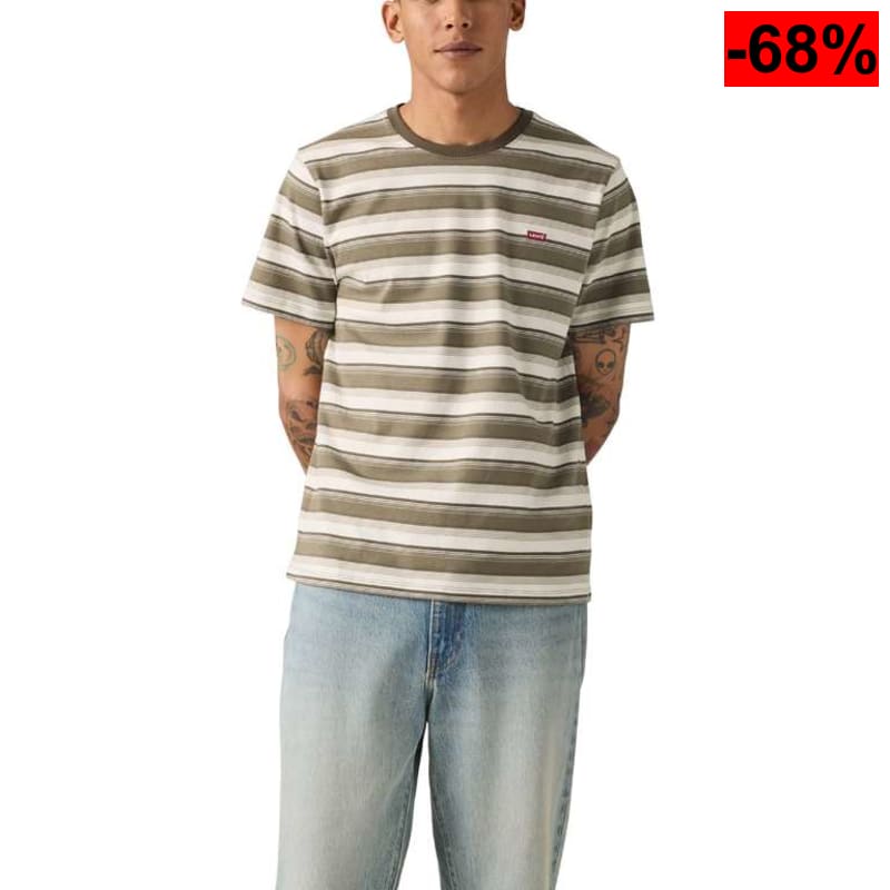 Levi'S SS Original Housemark - Camiseta para Hombre con Logotipo de Chesthit - Talla S - Prime Day Anticipado