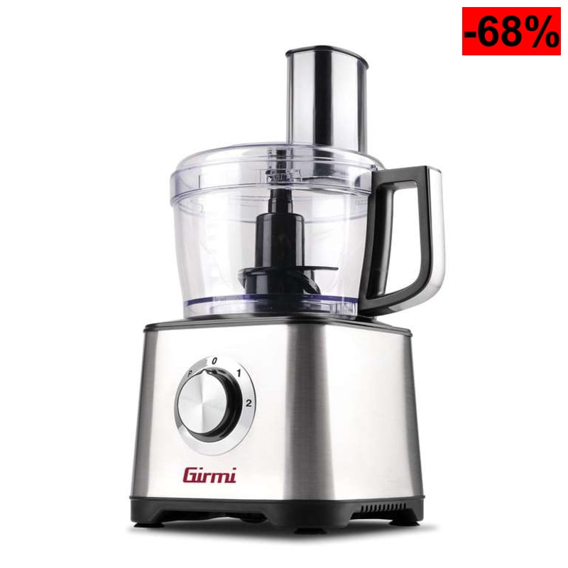 Girmi RB76 Mastro Girmi Robot Multifunción, 600 W, Cuerpo de Acero Inoxidable, Capacidad de 1200