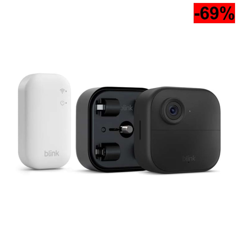link Outdoor 4 + pack de extensión de batería: cámara de seguridad inteligente HD sin cables