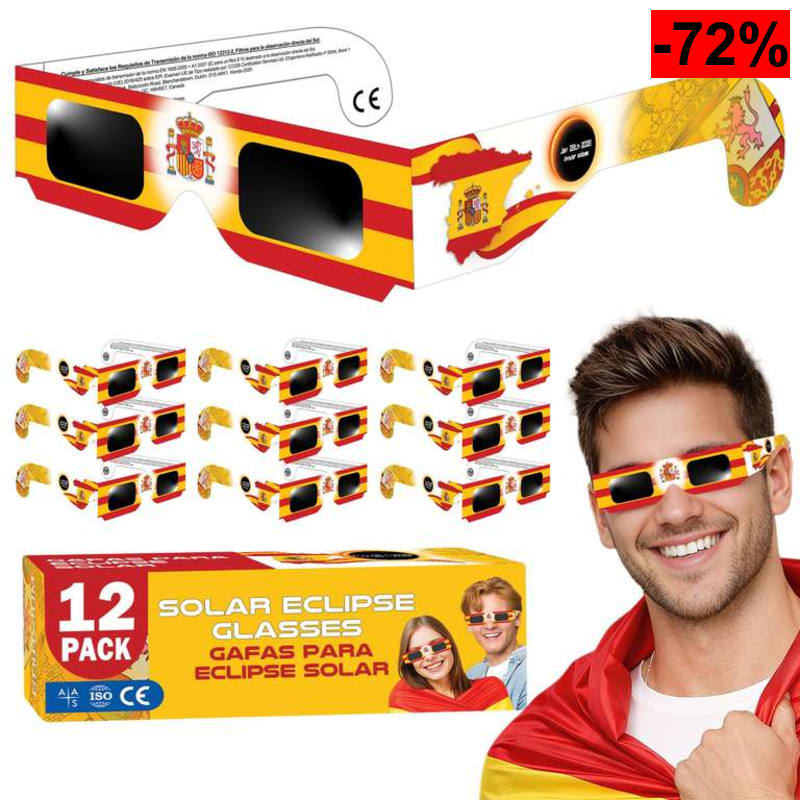 Galaxium Gafas Eclipse Solar 2026 [12 Pack]