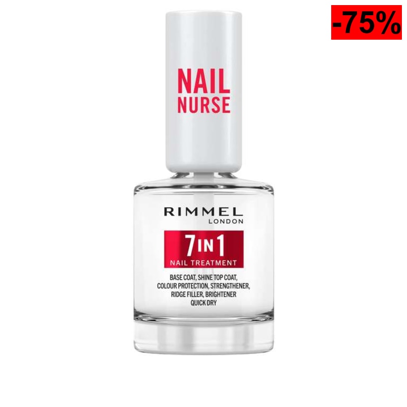 Rimmel London, Nail Care, Multi Benefit 7 in 1, Tratamiento de uñas, 12 ml