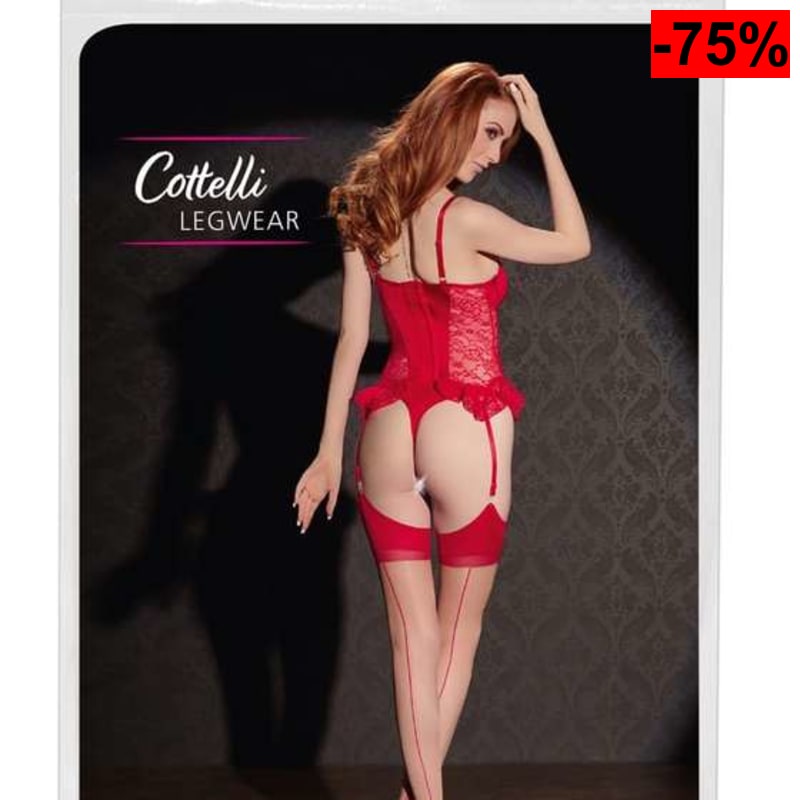 Ropa Interior Erótica Roja Cotelli
