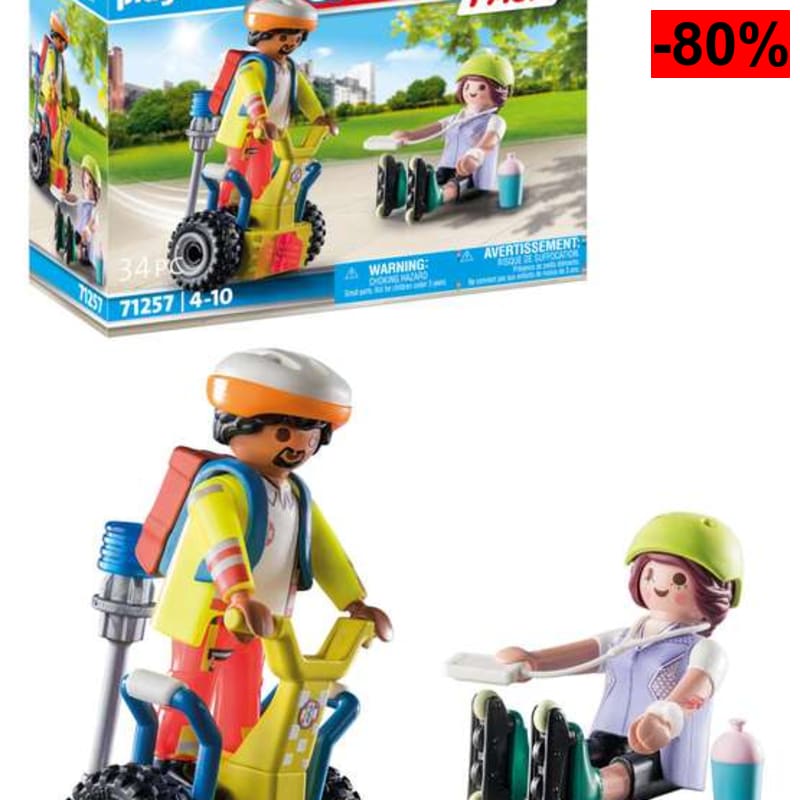PLAYMOBIL Starter Pack Rescate con Balance Racer