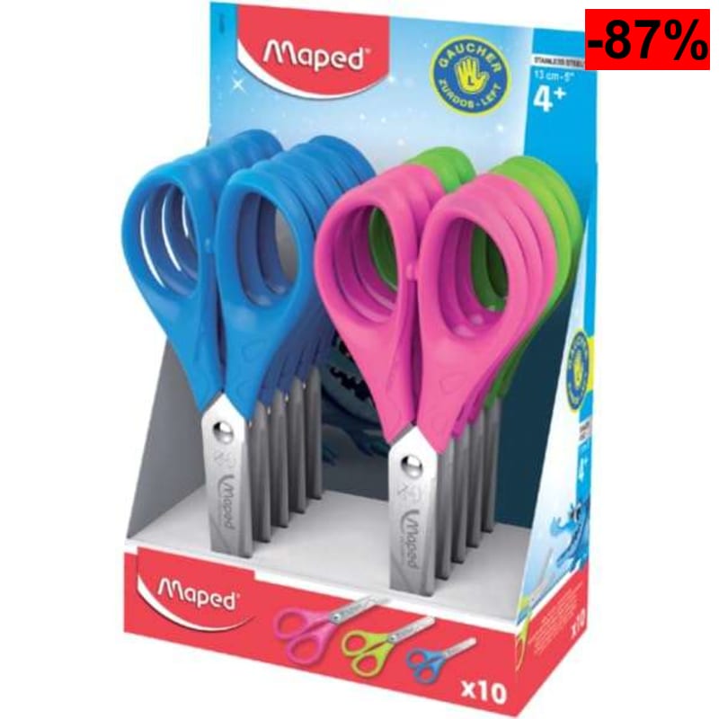 Maped Essentials - Tijera, 10 unidades, 13 cm
