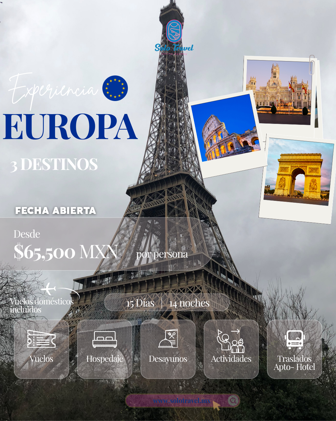 Europa 3 Destinos - imagen 3