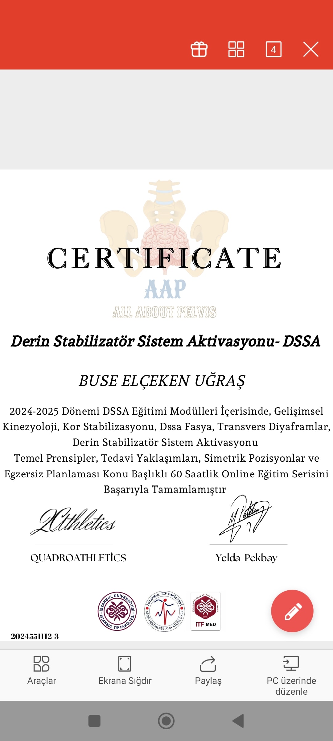 Derin stabilizatör sistem aktivasyonu