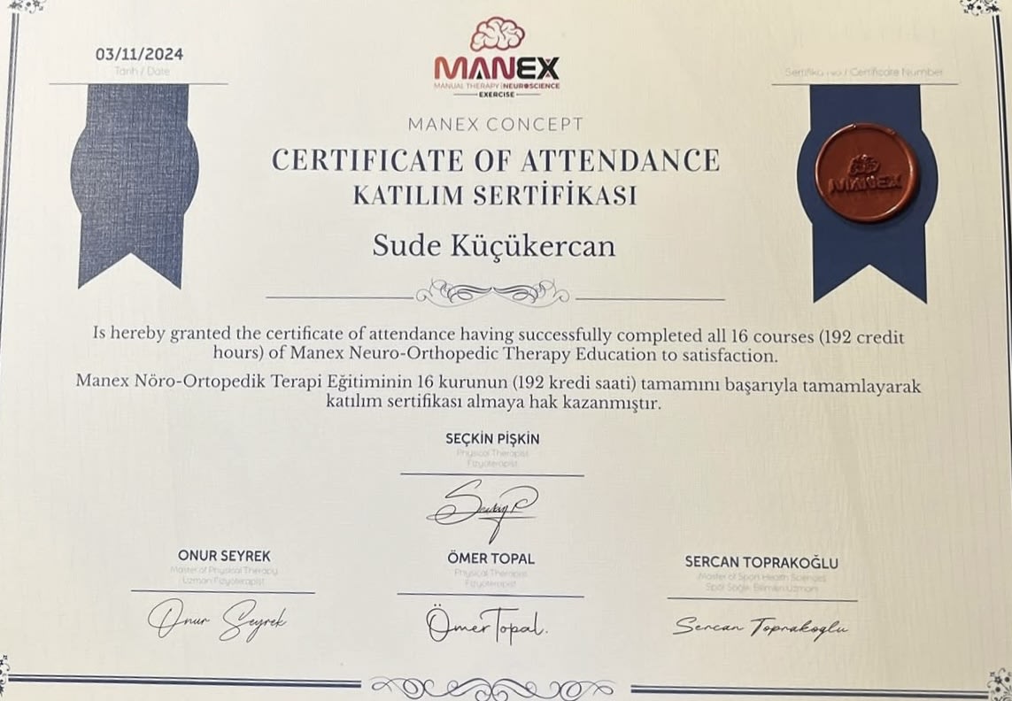Manex Nöro-Ortopedik Terapi Eğitimi
