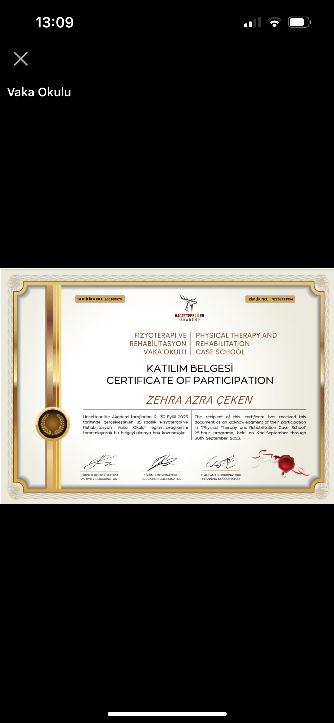 Fizyoterapi ve Rehabilitasyon Vaka Okulu