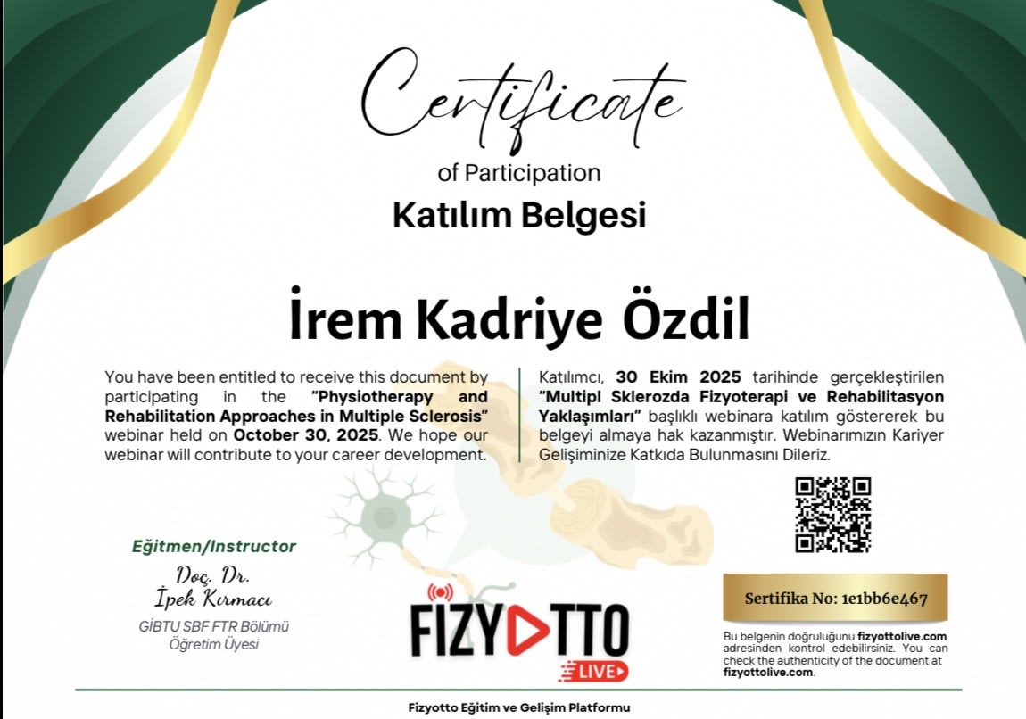 Multipl Sklerozda Fizyoterapi ve Rehabilitasyon Yaklaşımları